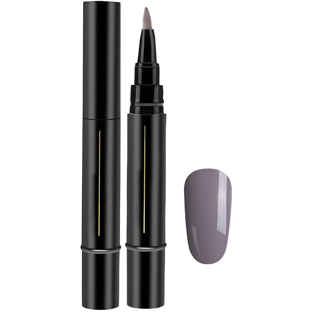 Snabbtorkande nagellackspenna -Grå - Ozerty