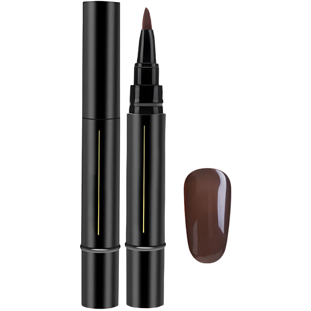 Snabbtorkande nagellackspenna -Taupebrun - Ozerty