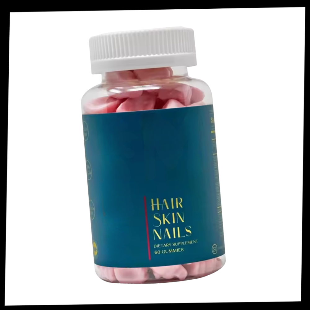 Hallon- och biotinvitaminer gummies - Ozerty