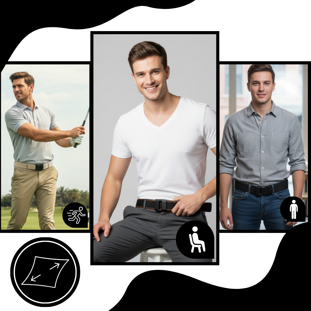 Nylonbälte med spärrspänne - Ozerty