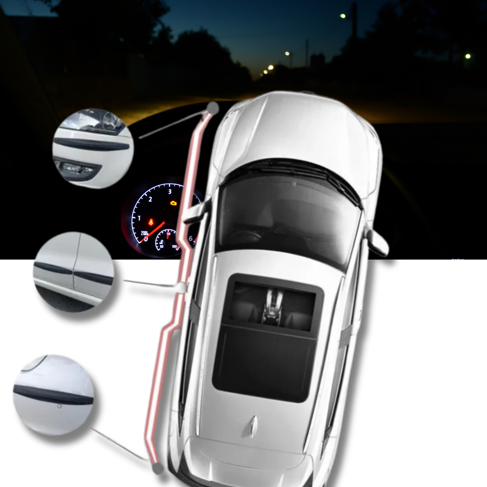 Reflekterande skyddsremsor för bilstötfångare - Ozerty