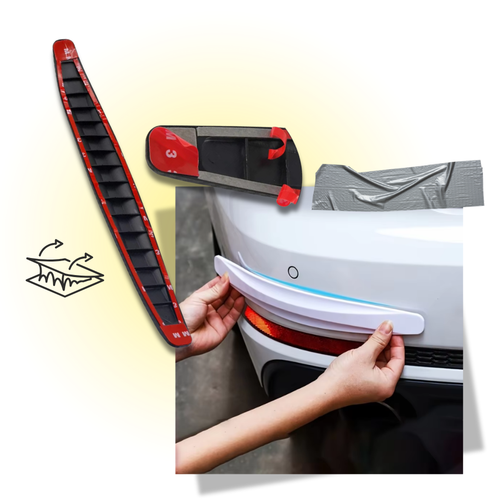 Reflekterande skyddsremsor för bilstötfångare - Ozerty