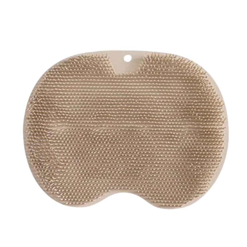 Avslappnande duschborste för rygg och fötter -Beige - Ozerty