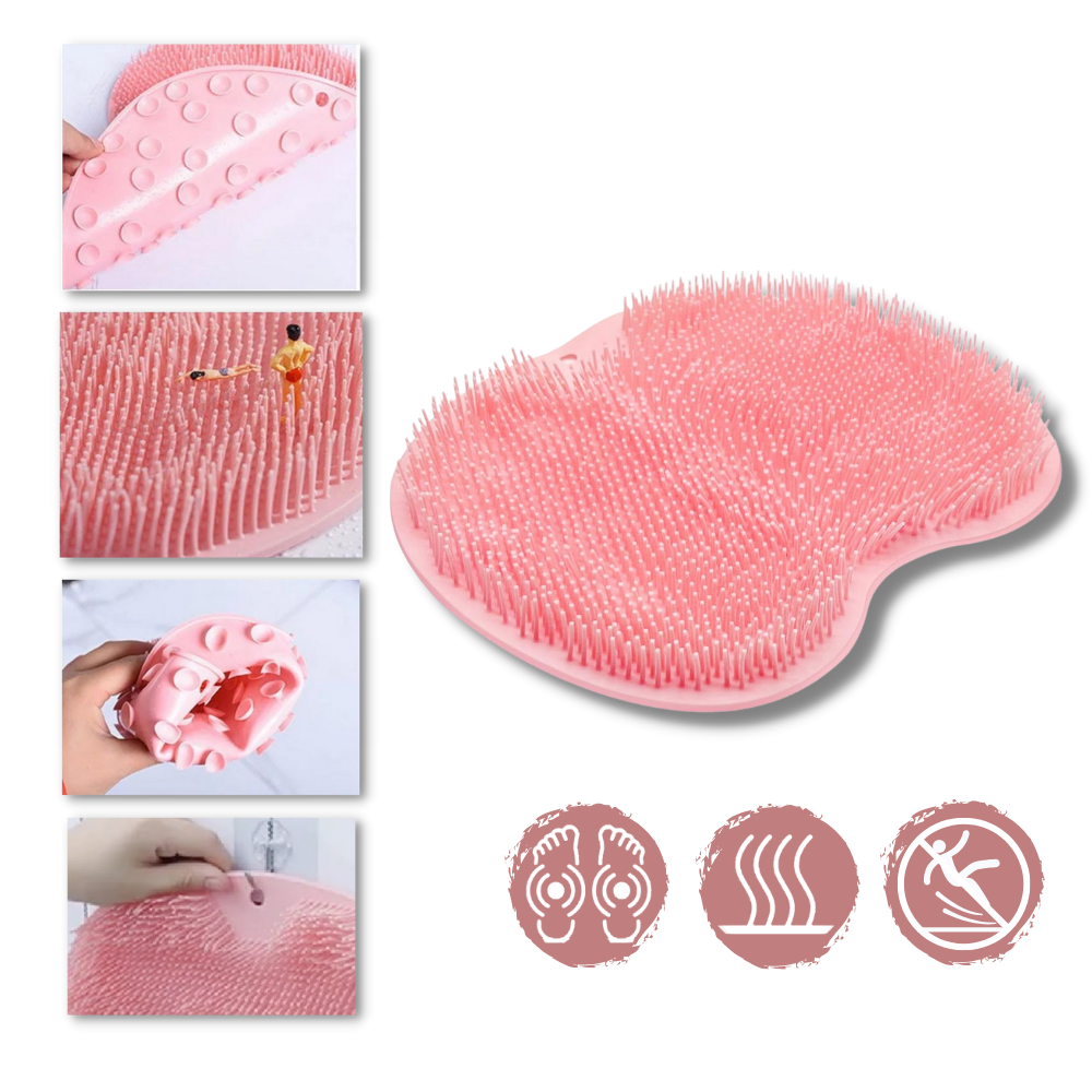 Avslappnande duschborste för rygg och fötter - Ozerty