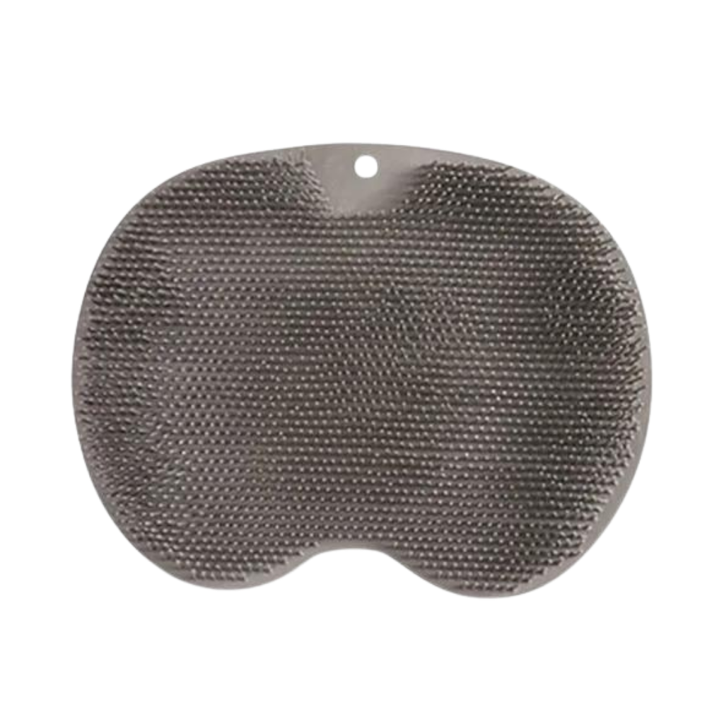 Avslappnande duschborste för rygg och fötter -Grå - Ozerty