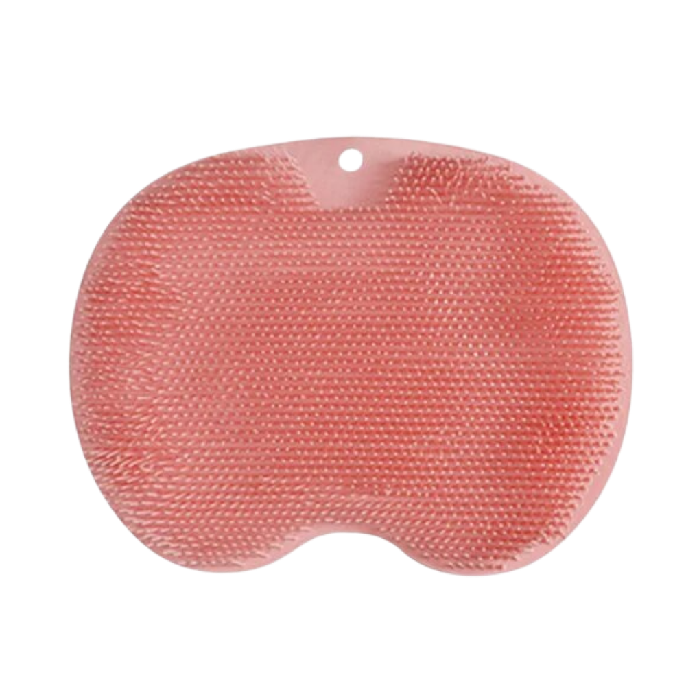 Avslappnande duschborste för rygg och fötter -Rosa - Ozerty