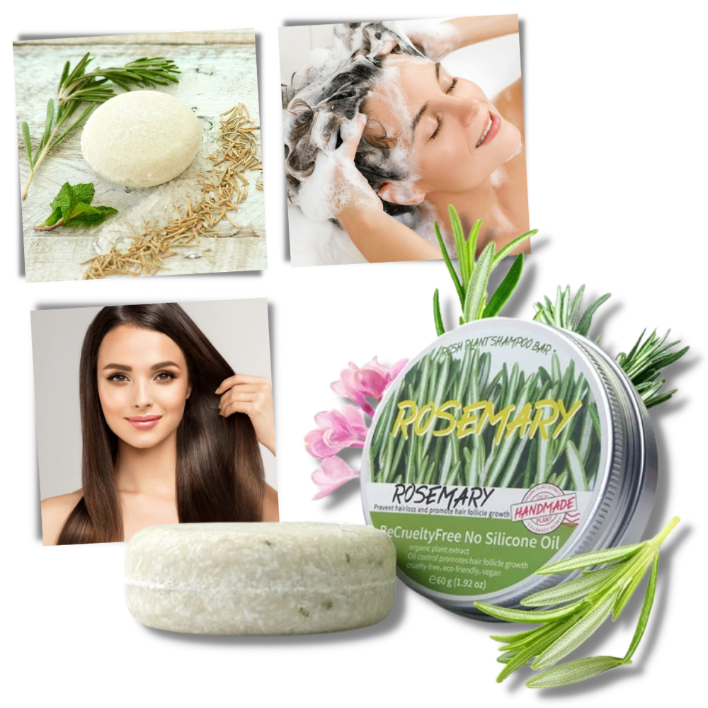 Bar shampoo med rosmarin - Ozerty