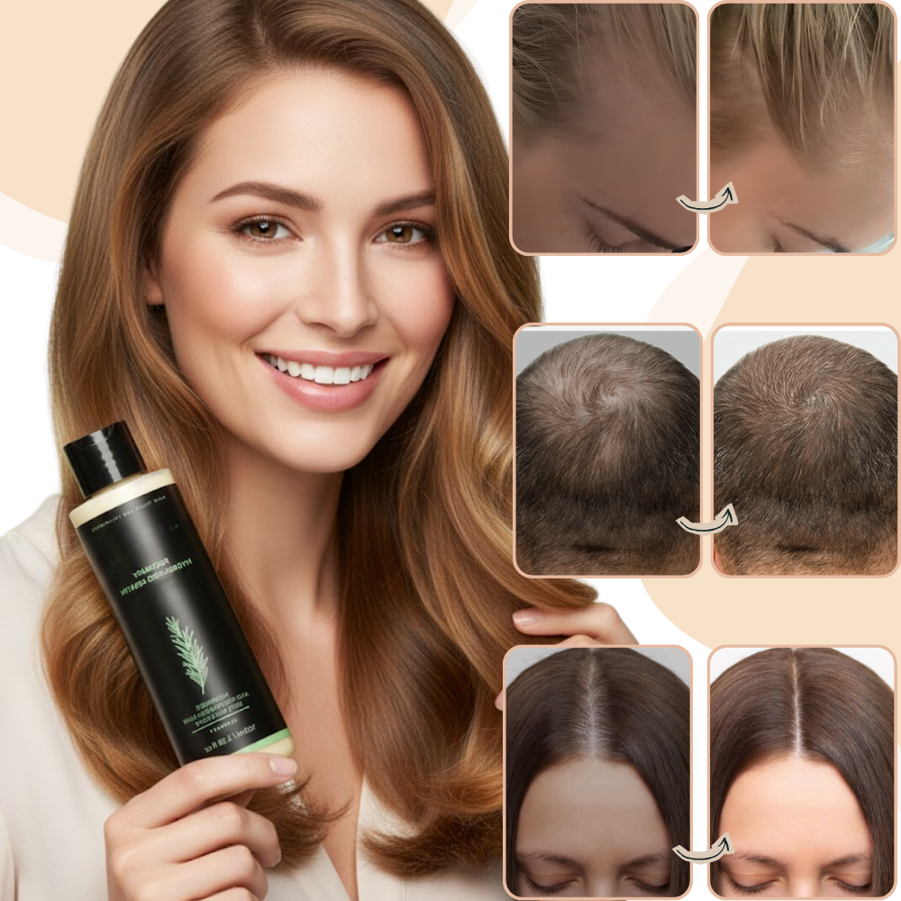 Keratinshampoo och balsam med rosmarin - Ozerty