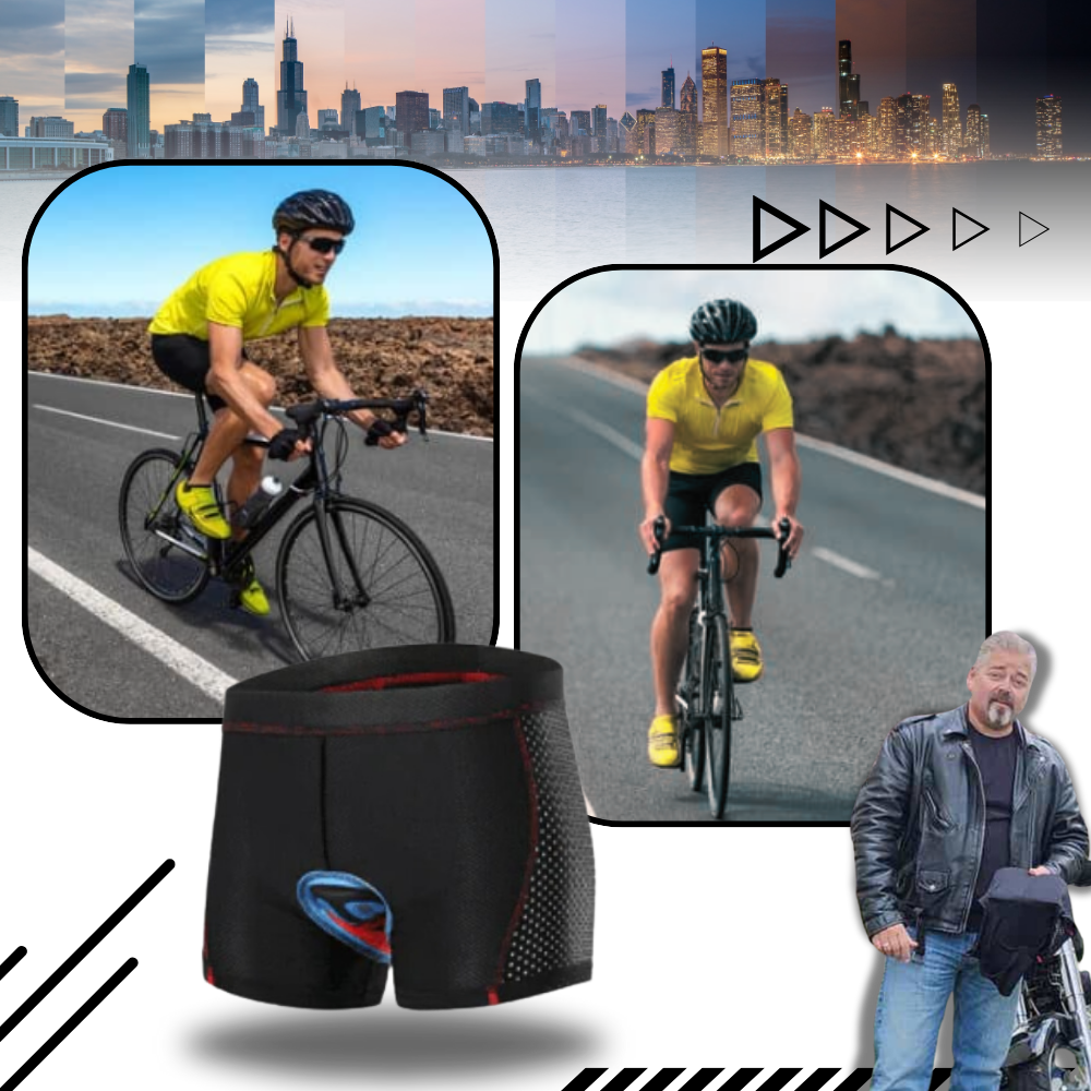Sömlösa Vadderade Cykelshorts - Ozerty