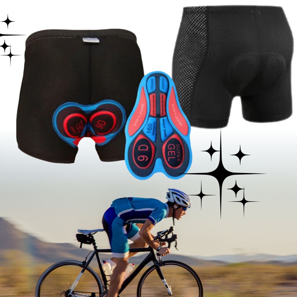Sömlösa Vadderade Cykelshorts - Ozerty