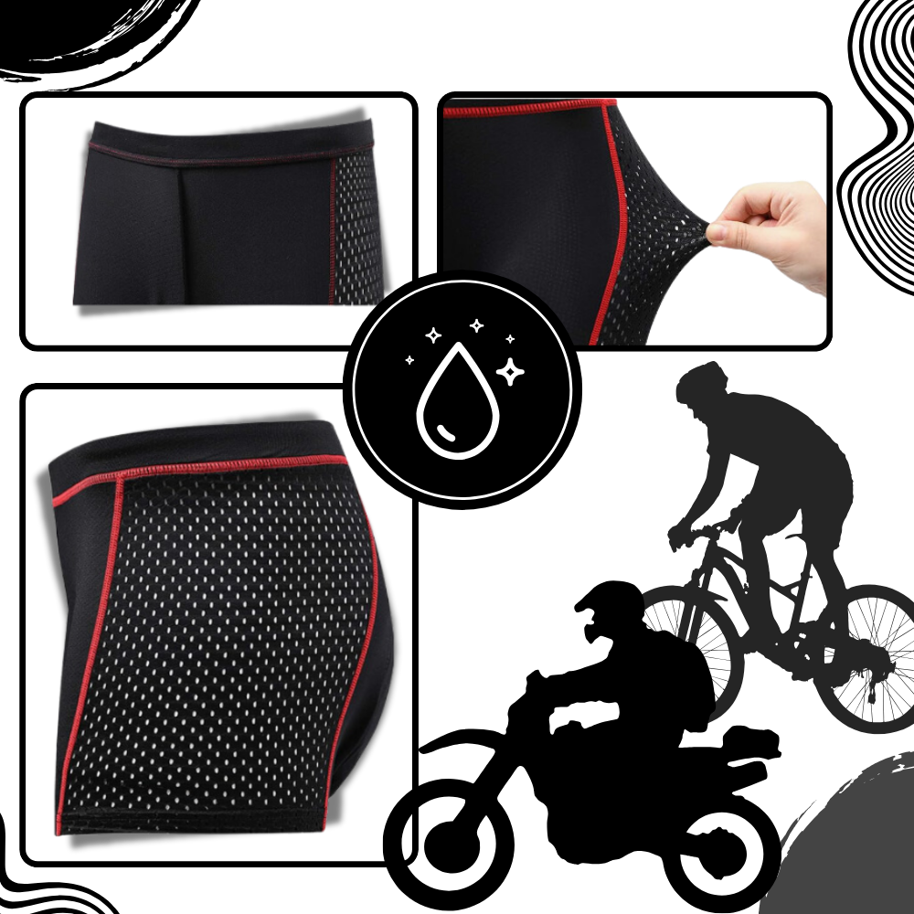 Sömlösa Vadderade Cykelshorts - Ozerty