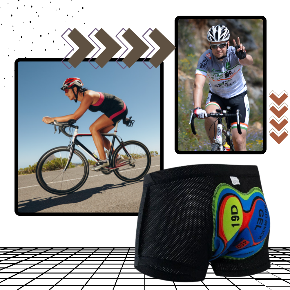 Sömlösa Vadderade Cykelshorts - Ozerty