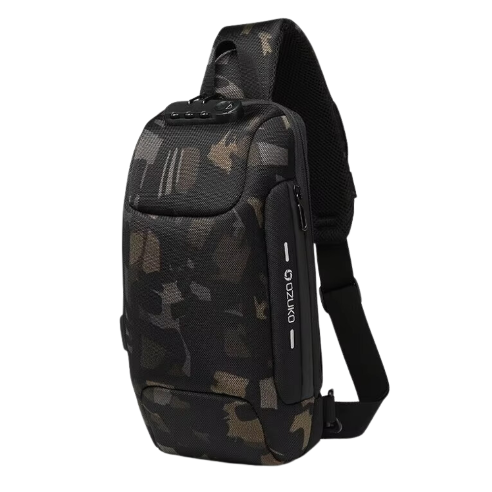 Säker Charge Crossbody-väska -Kamoflage - Ozerty