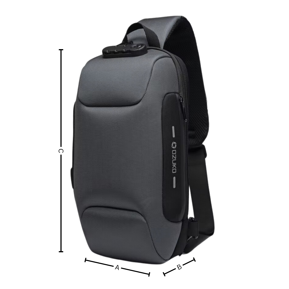 Säker Charge Crossbody-väska - Ozerty