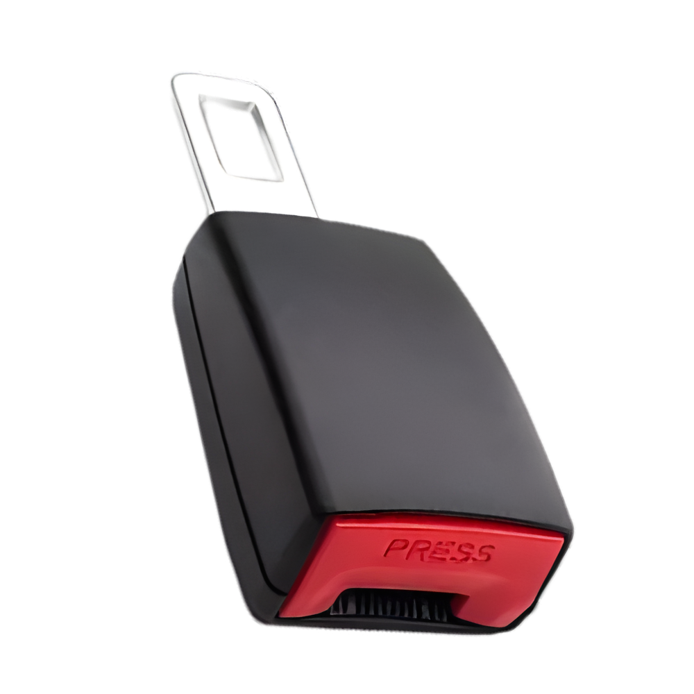 Säker låsbar säkerhetsbältesförlängare -Svart - Ozerty