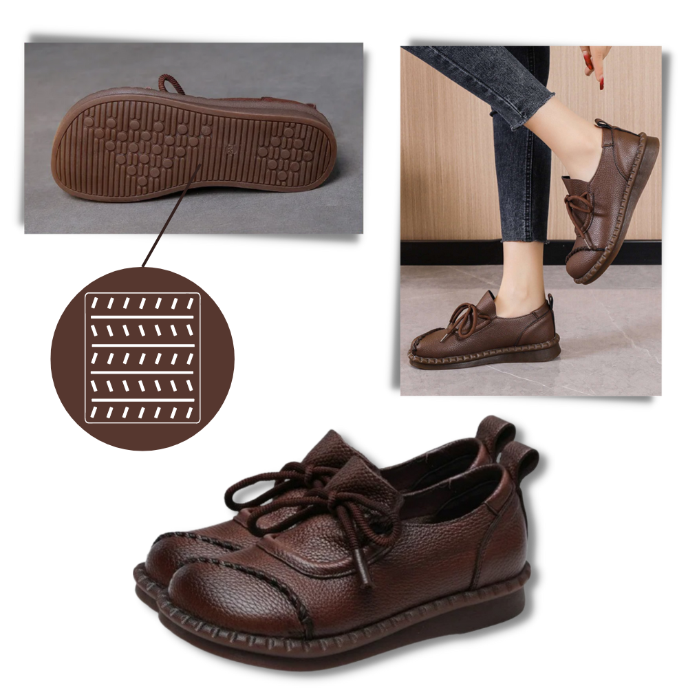 Stötdämpande loafers med plattform - Ozerty
