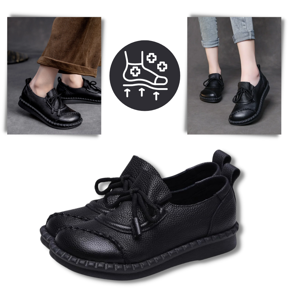 Stötdämpande loafers med plattform - Ozerty
