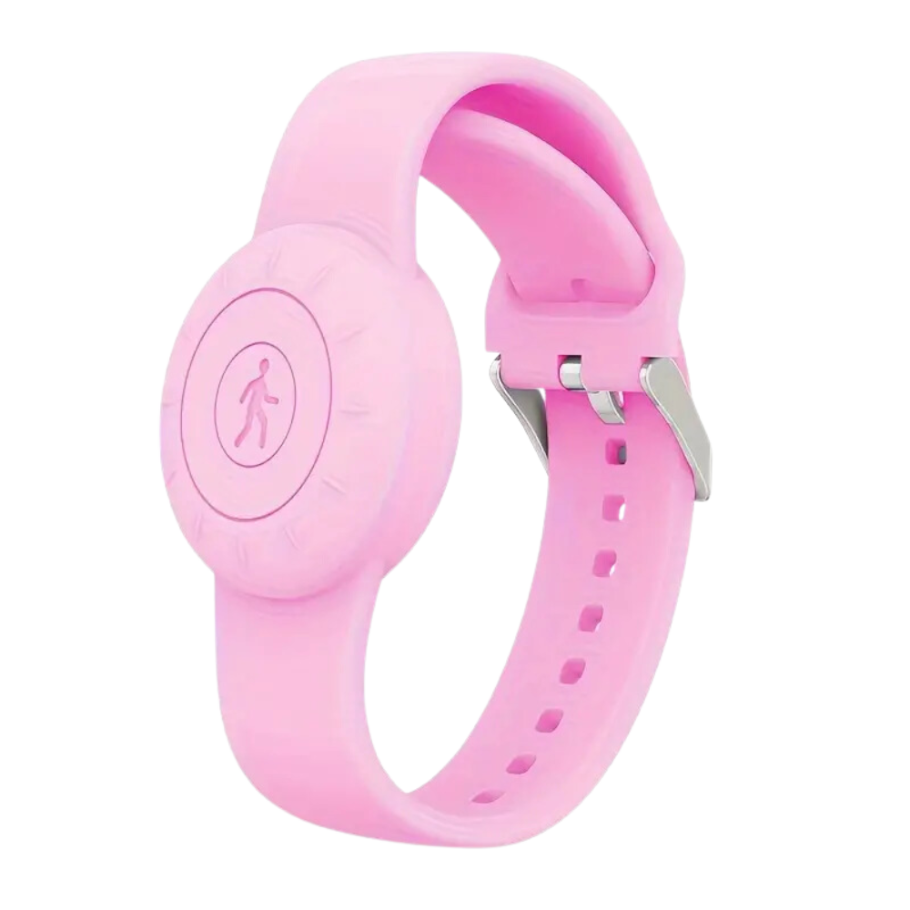 Silikon AirTag-klocka -Rosa - Ozerty