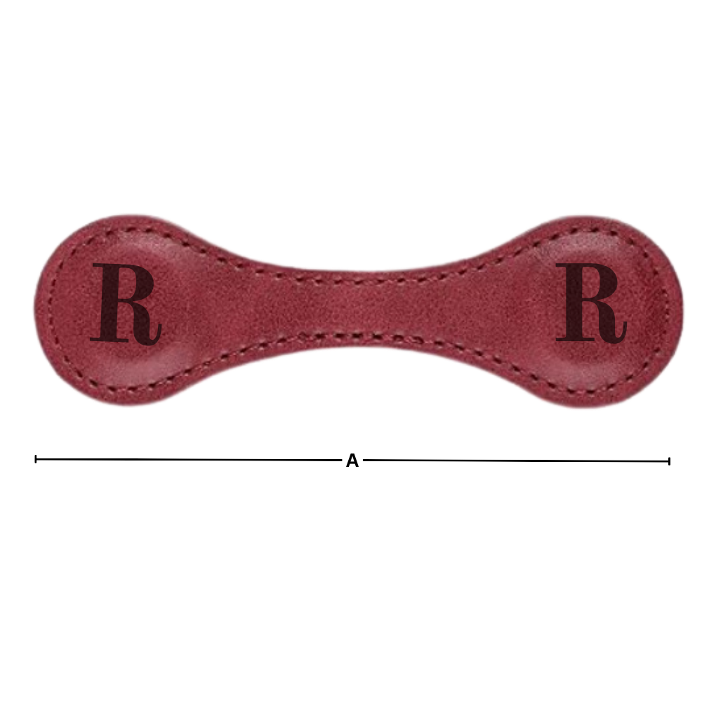 Snyggt personligt magnetiskt bokmärke i läder - Ozerty