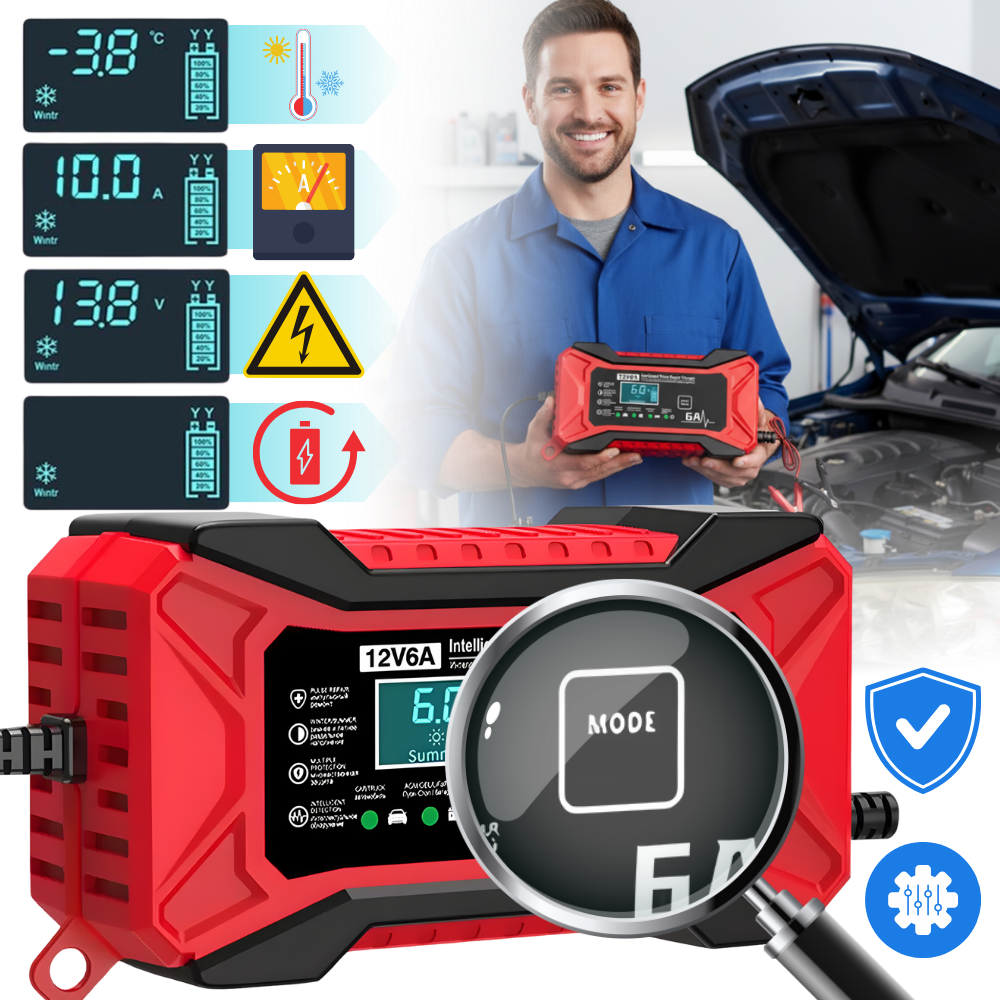Smart 12V batteriladdare - Ozerty