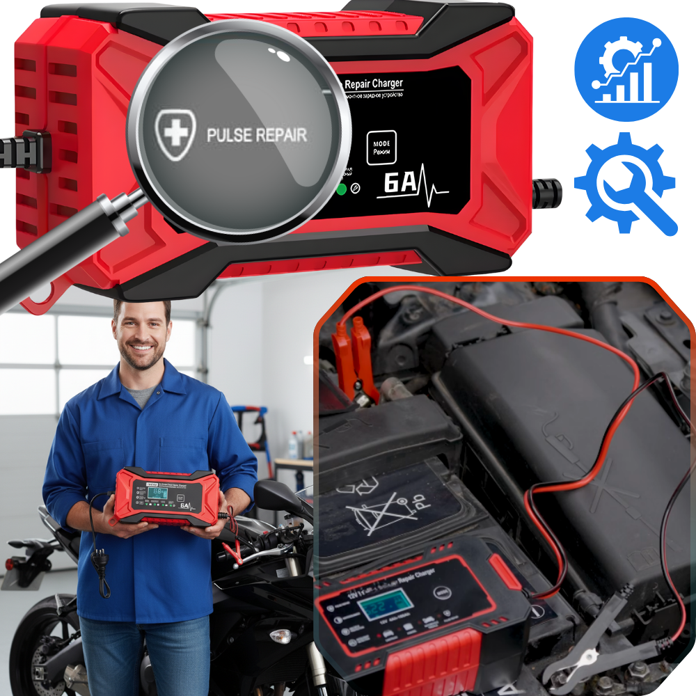 Smart 12V batteriladdare - Ozerty