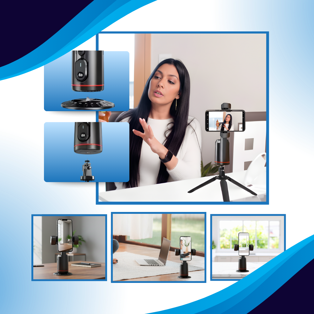 Smart mobilstativ med ansiktsspårning - Ozerty