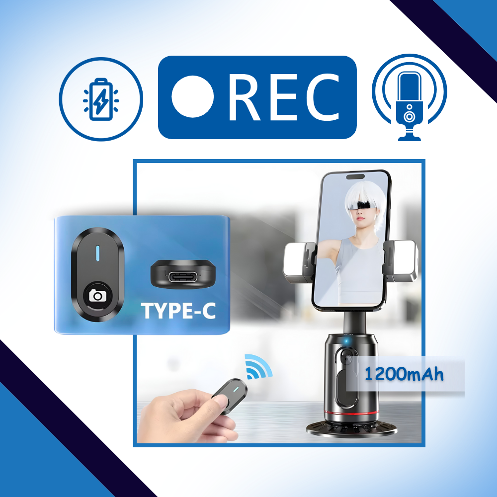 Smart mobilstativ med ansiktsspårning - Ozerty