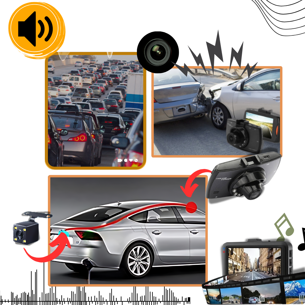 Smart HD 1080p bilkamera - Ozerty