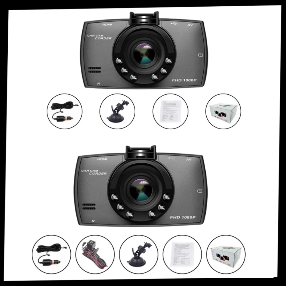 Smart HD 1080p bilkamera - Ozerty