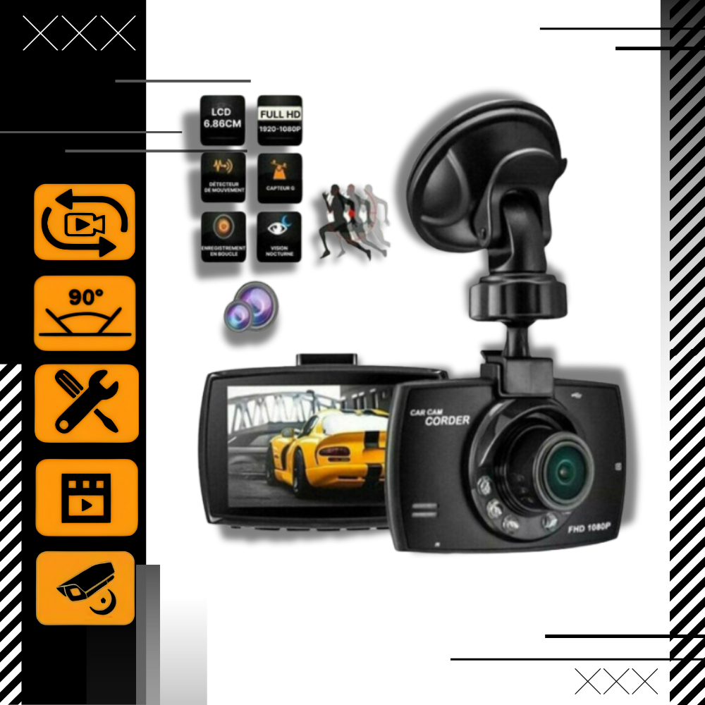 Smart HD 1080p bilkamera - Ozerty