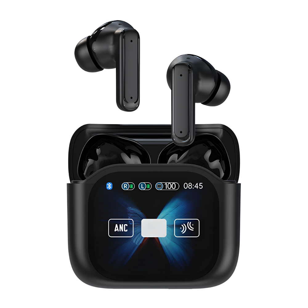 Smarta öronsnäckor med brusreducering -Svart - Ozerty