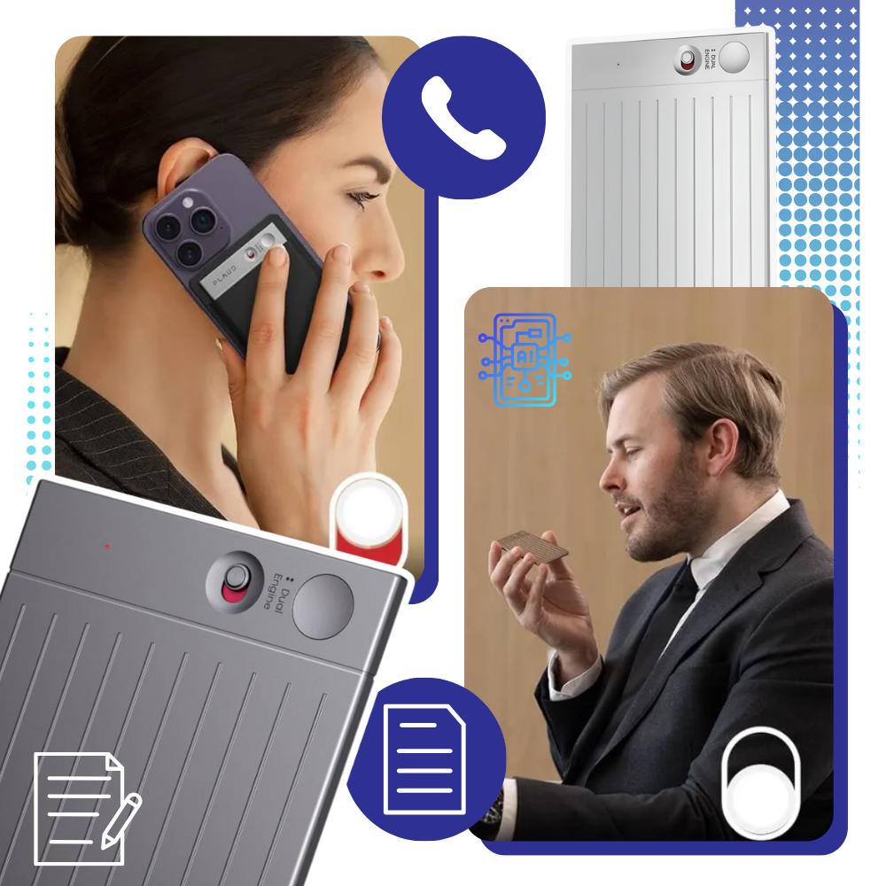 Smart röstinspelare med transkribering - Ozerty