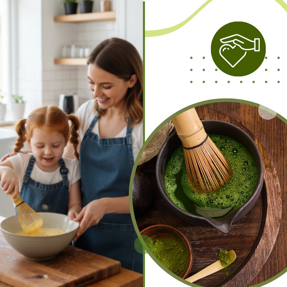 Matchavisp för Jämn blandning - Ozerty