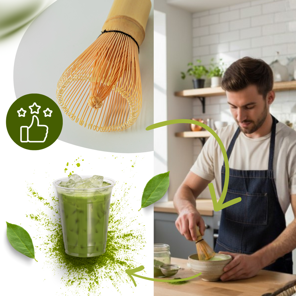 Matchavisp för Jämn blandning - Ozerty