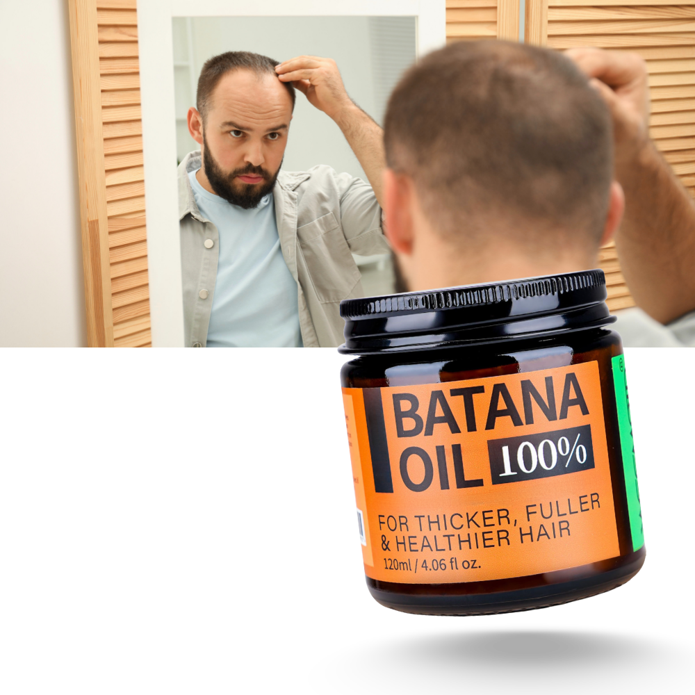 Mjuk och näringsrik hårinpackning med batanaolja - Ozerty