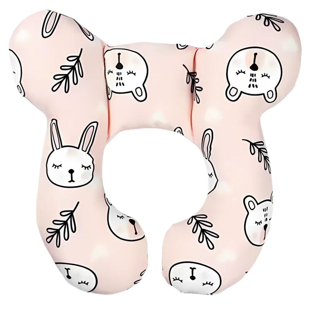 SoftNest babykudde -Björnar Rosa - Ozerty