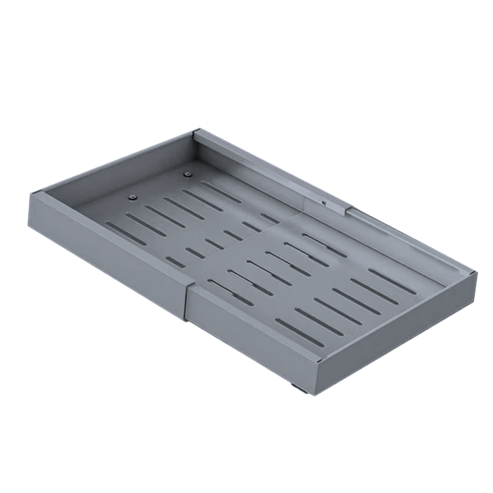 Utdragbar skåporganisatör -Grå/Stor - Ozerty