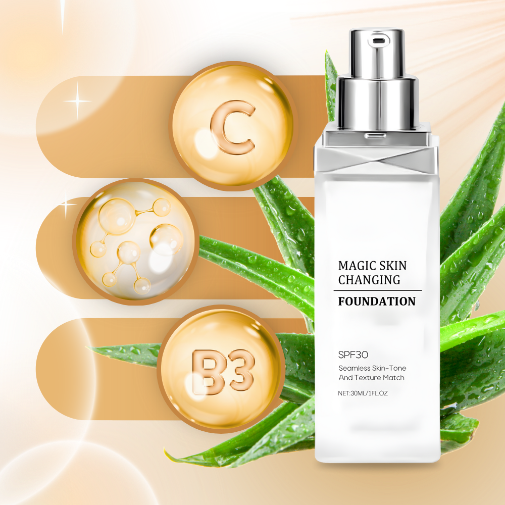SPF 30 färgförändrande foundation - Ozerty