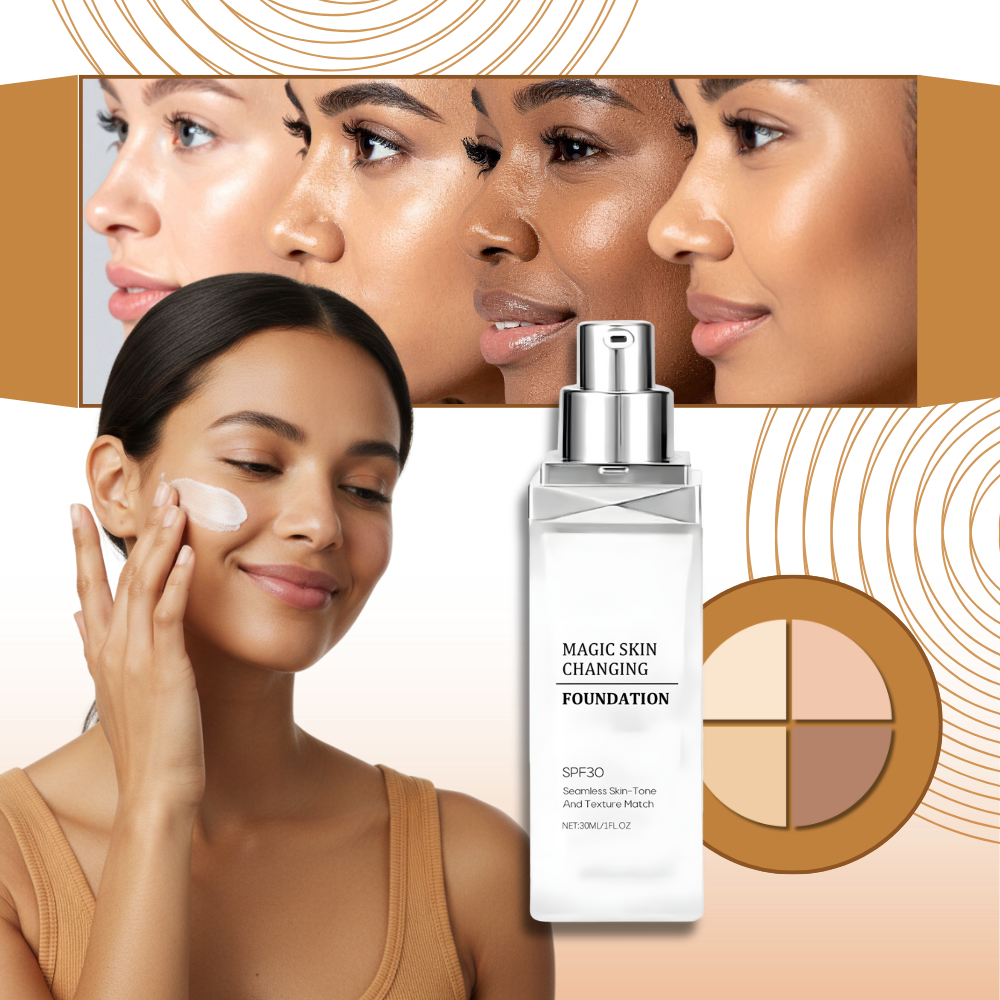 SPF 30 färgförändrande foundation - Ozerty
