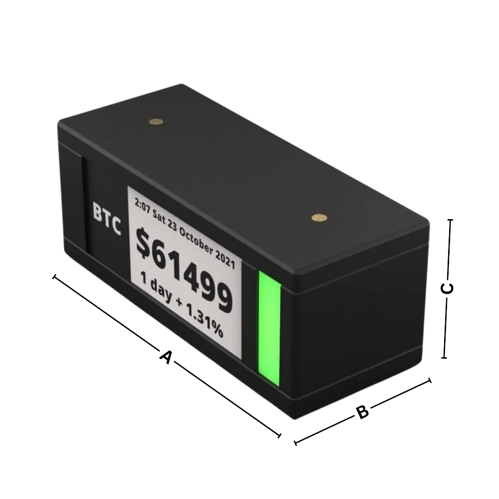 Stapelbar kryptoticker i realtid - Ozerty