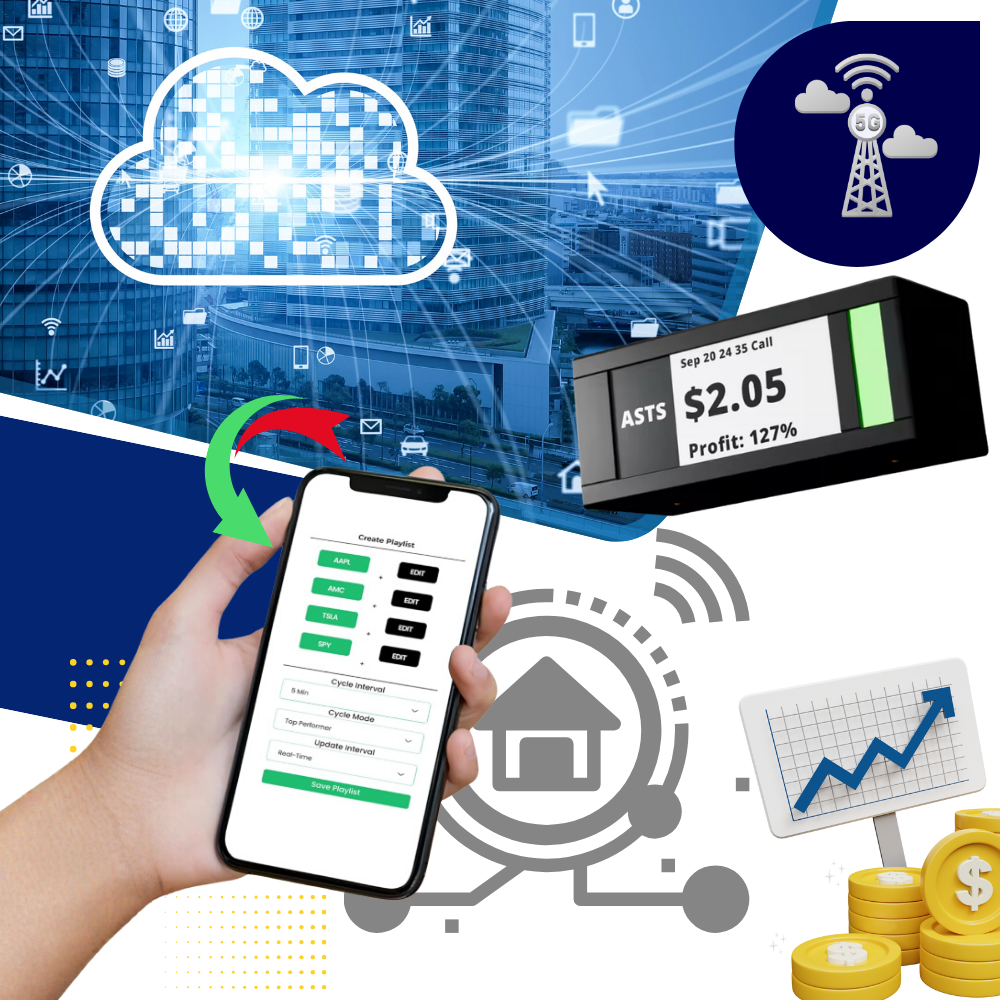 Stapelbar kryptoticker i realtid - Ozerty