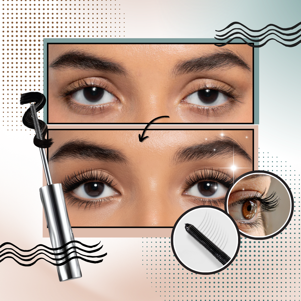 Mascara med stålborste för längre fransar - Ozerty