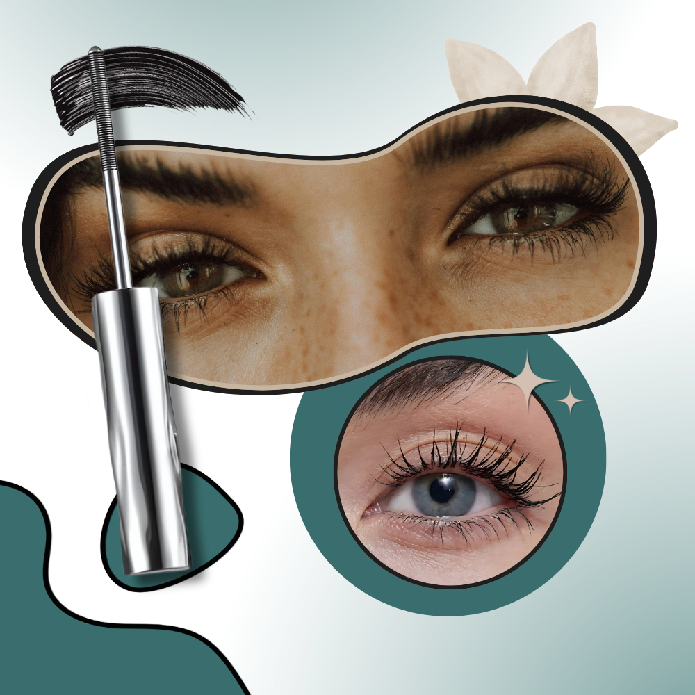 Mascara med stålborste för längre fransar - Ozerty