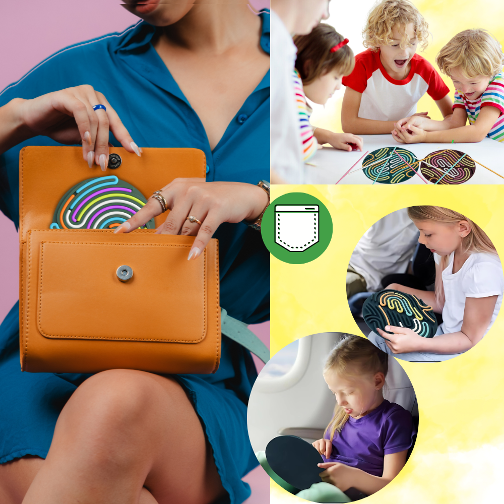 Stressavlastande sensorisk aktivitetsbräda - Ozerty