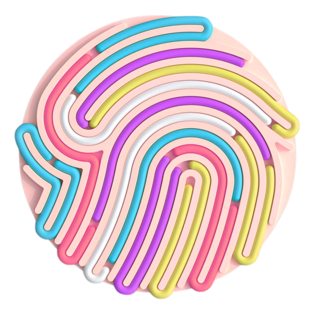 Stressavlastande sensorisk aktivitetsbräda -Rosa - Ozerty