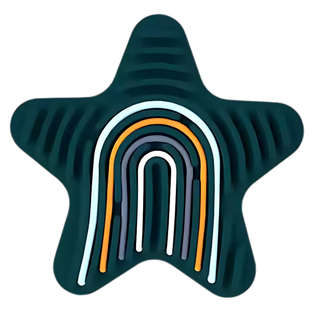 Stressavlastande sensorisk aktivitetsbräda -Grön - Ozerty