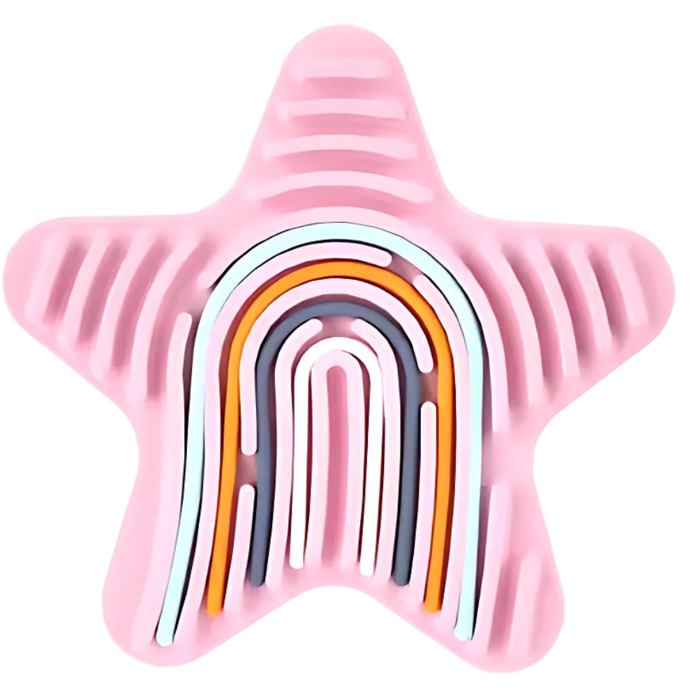 Stressavlastande sensorisk aktivitetsbräda -Rosa - Ozerty