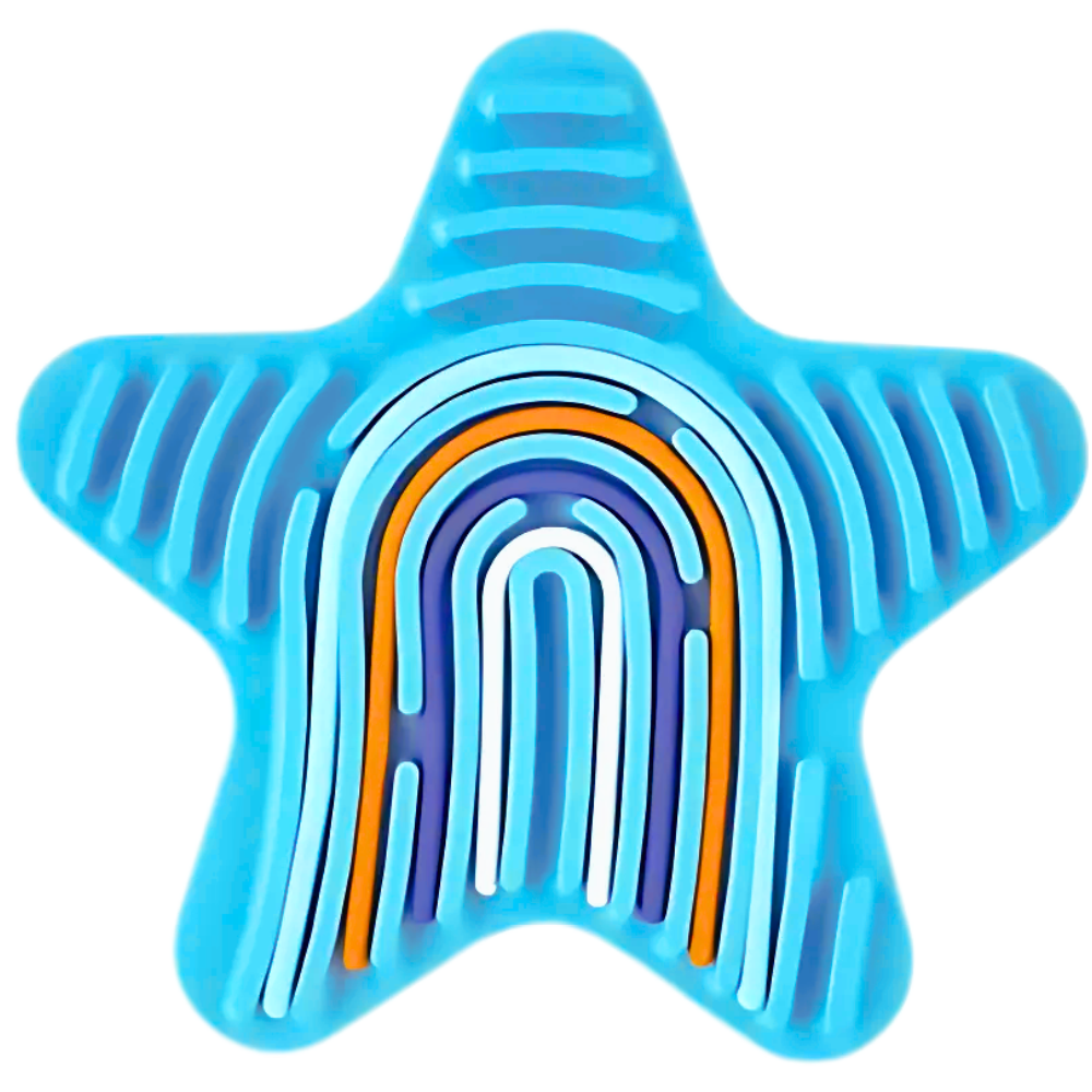 Stressavlastande sensorisk aktivitetsbräda -Blå himmel - Ozerty