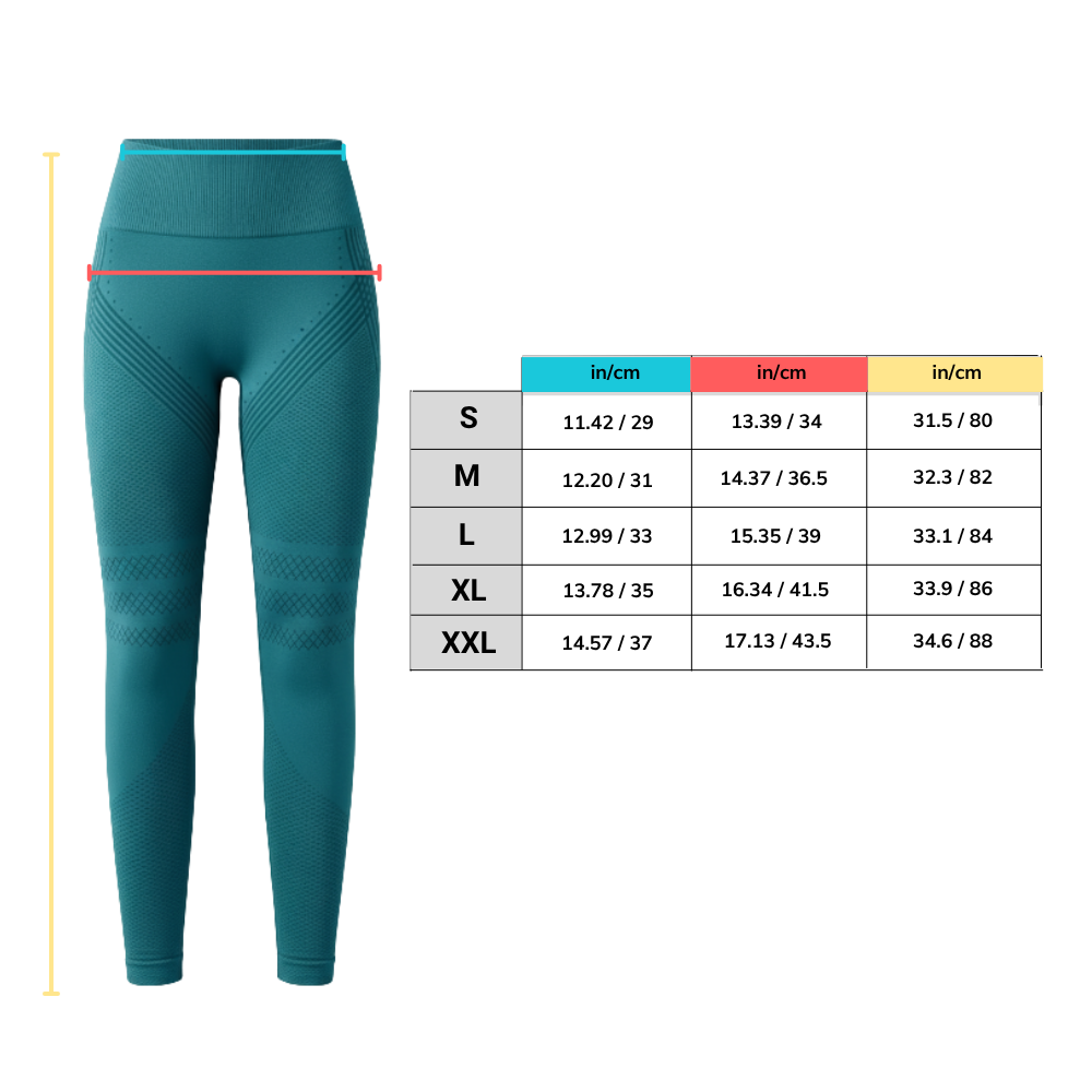 Stretchiga, sömlösa 3D-leggings - Ozerty