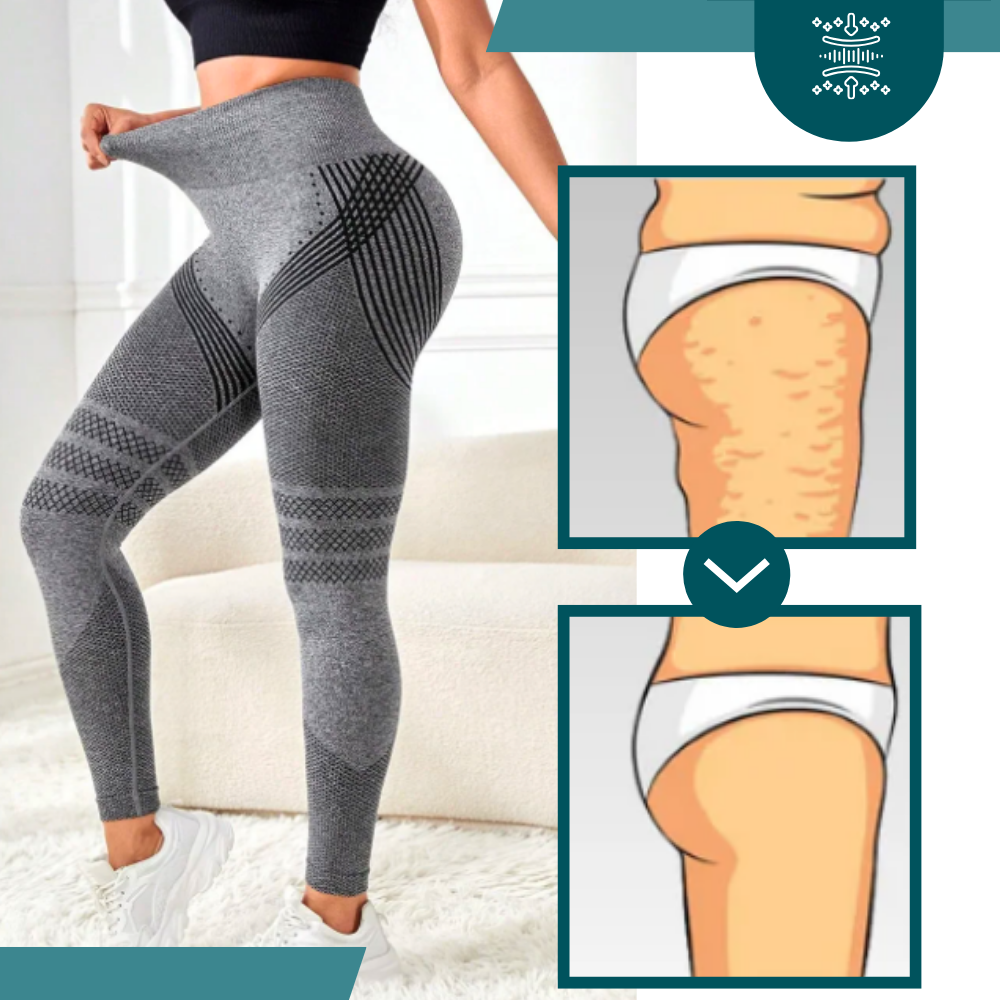 Stretchiga, sömlösa 3D-leggings - Ozerty